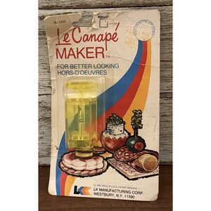 Vintage Le Canape Maker For Better Looking Hors-d'oeuvres NEW!